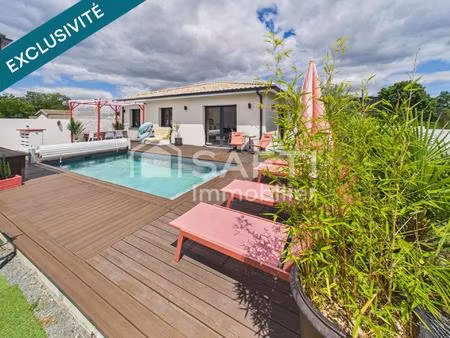 maison contemporaine  piscine  garage.