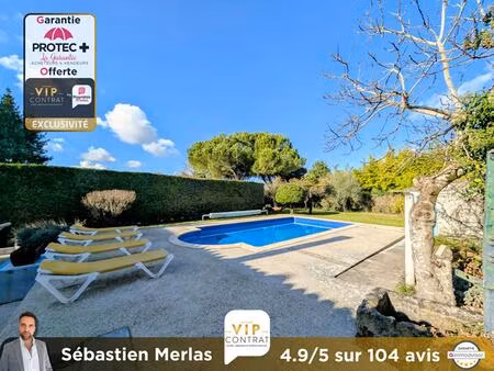 garantie protec+ 12 mois inclus / maison 9 pièces avec piscine