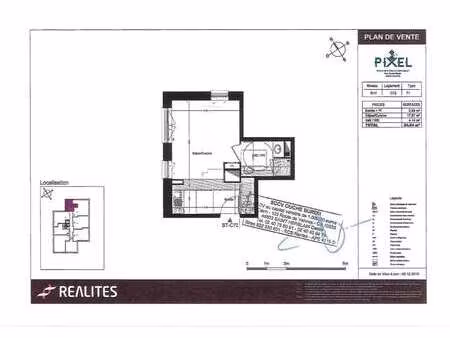 location appartement t1 à nantes centre ville (44000) : à louer t1 / 25m² nantes centre vi