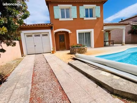 maison 3 faces avec piscine et garage – quartier baliste-