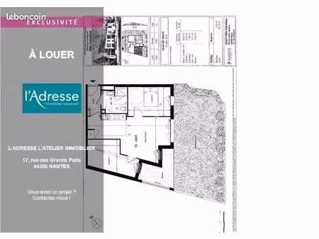 appartement 3 pièces 59 m²