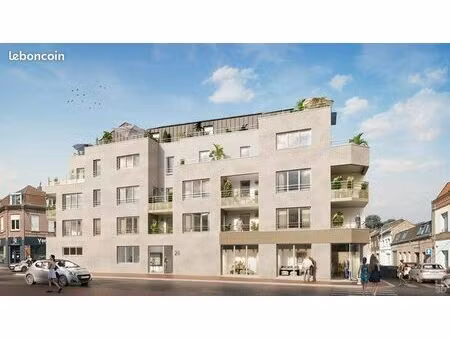 appartement f2 neuf à louer - marcq en baroeul
