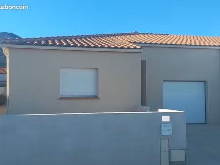 villa récente à louer à l’année