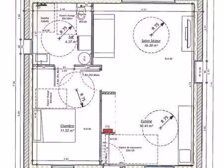 maison individuelle meublée t2 de 45 m² avec jardin – aubigny-les clouzeaux