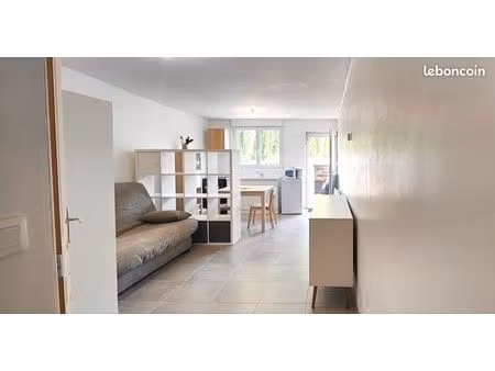location studio avec jardin