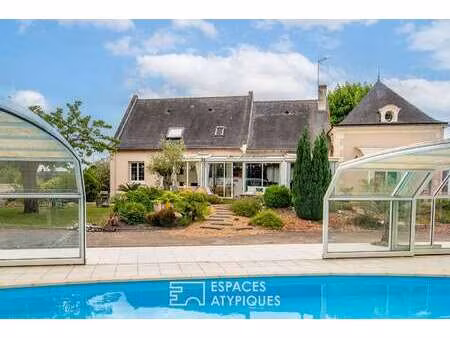 vente maison piscine à maze (49630) : à vendre piscine / 208m² maze