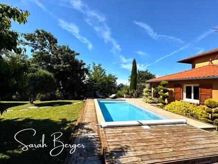 maison familiale - 5 pièces avec piscine et vue canal à jonage