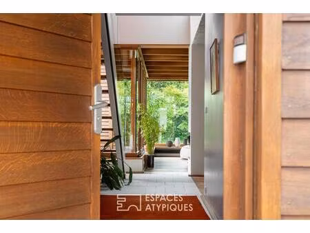 maison d'architecte familiale en impasse privée - nantes longchamp
