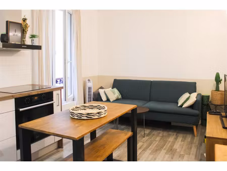appartement - 2ème étage - 29 12 m2 - 2 pièces - meublé