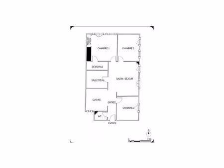 appartement saint mande 3 pièce(s) 84 m2
