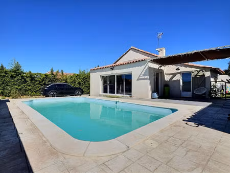 a vendre maison de type 4 avec jardin  piscine et garage - fos-sur-mer 13270