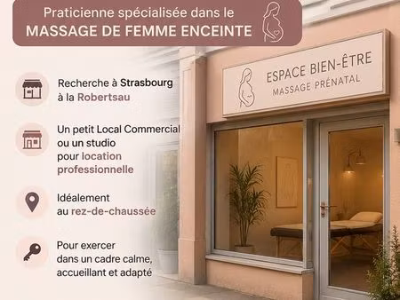 urgent recherche petit local à la robertsau pouf activité de praticienne