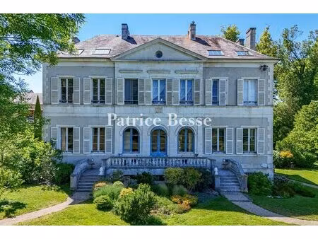 à proximité de bourges  au coeur de la campagne berrichonne  un élégant château du 19e s..