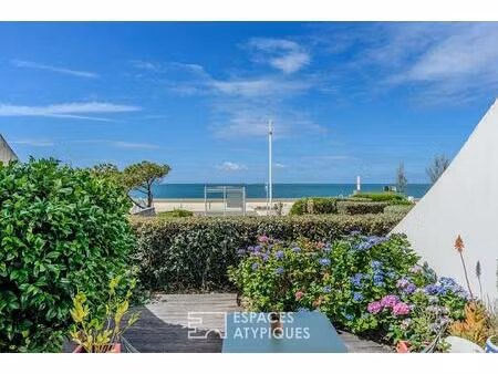 bel appartement avec jardin face à l'océan