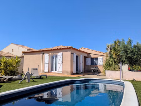 villa de plain-pied avec piscine le somail proche canal
