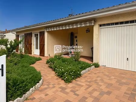blanquefort maison de plain-pied avec jardin et garage possibilité 3ème chambre