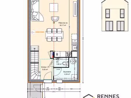 maison neuve 4 pièces - 81m² - gosné !