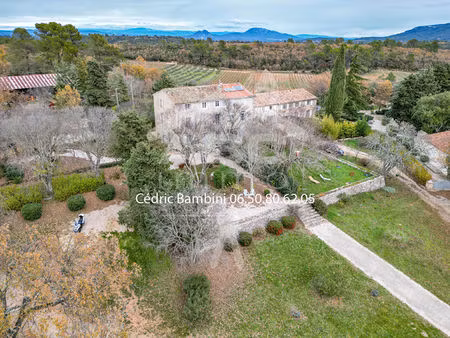 exclusivité saint-maximin : rare ensemble immobilier au calme avec maison et dépendance