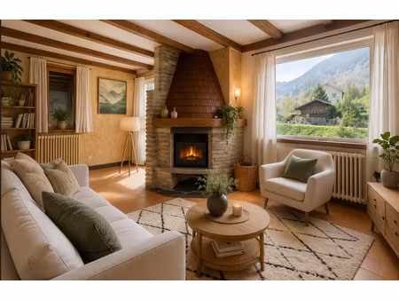 maison familiale 203 m² habitable|les houches- le lac |vue panoramique mont-blanc |potenti