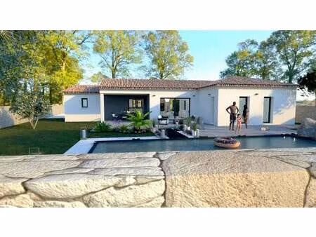 terrain avec maison neuve à vendre