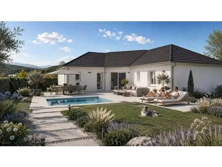 terrain avec maison neuve à vendre