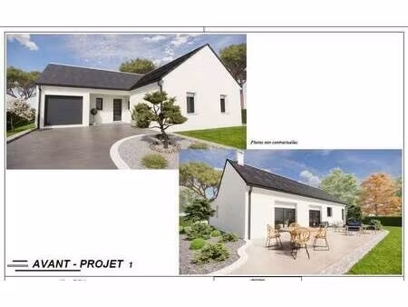 terrain avec maison neuve à vendre