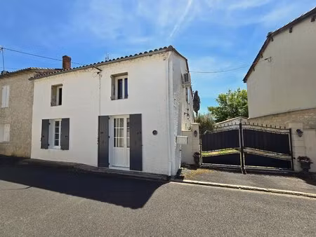 belle maison en pierre rénovée avec terrasse plein sud  jardin et vue sur les vignes