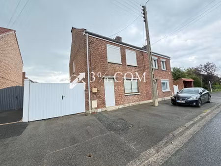maison avec potentiel 92 m²-3 ch garage et jardin