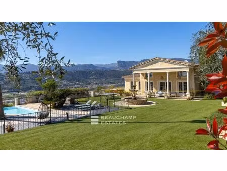 villa néo-provençale 5 chambres avec piscine - nice fabron