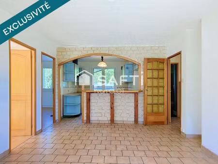 appartement 4 pièces 60m² + loggia fermée et cave