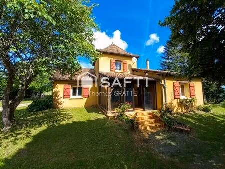 maison de campagne avec vue et grand terrain