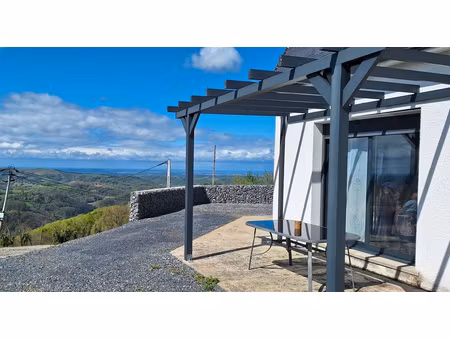 maison contemporaine vue panoramique pyrénées & plaine de
