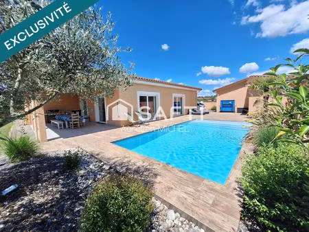 magnifique villa de plain pied avec 5 chambres et prestations de qualité