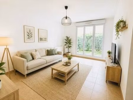 appartement rez de jardin de 47m2 avec garage