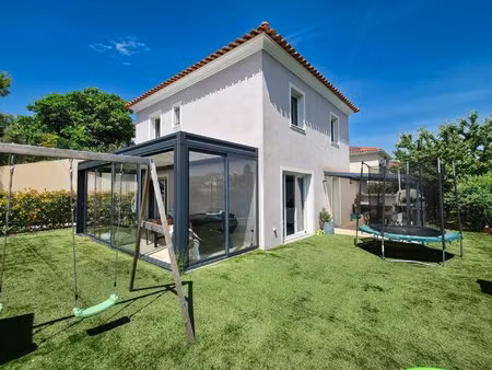 st roman  nice ouest – maison individuelle 4p avec jardin  double garage et piscine dans..