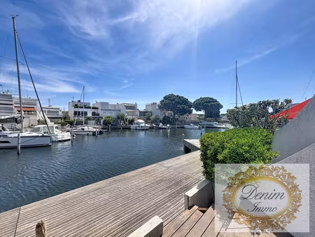 marina 77m2 grande terrasse  parking et appontement
