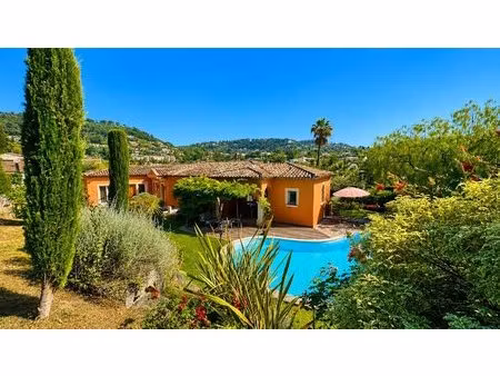 jolie villa de plain-pied à la colle-sur-loup  côte d’azur