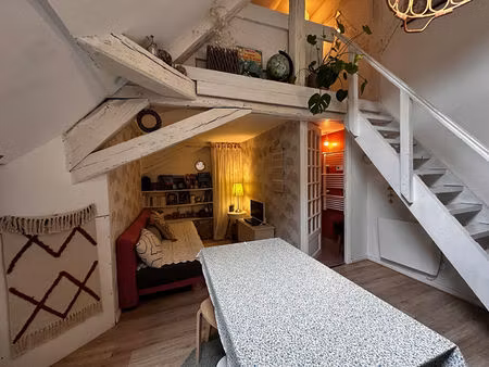 appartement 1 piece en duplex meuble