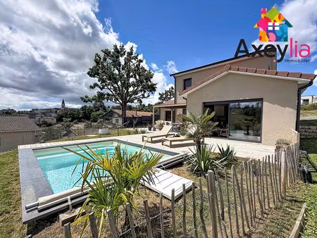 a vendre - secteur panissieres - maison individuelle avec piscine