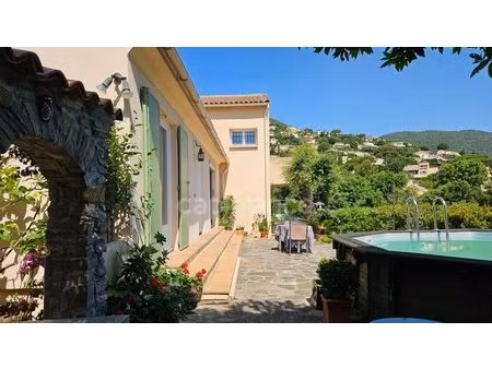 maison 133 m² habitables + garage vue mer cavalaire sur mer (83)
