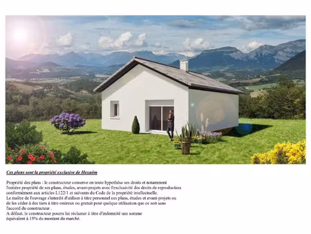 vente maison neuve 3 pièces 60 m² à saint firmin en valgodemard (05800)  210 000 €