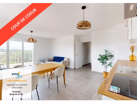 vente appartement 3 pièces 60 m² toulouse (31400)