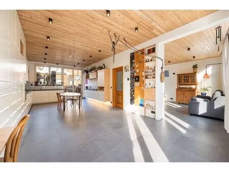 ruime woning met terras en atelier