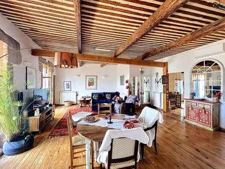 appartement lumineux avec plafond imposant et terrasse