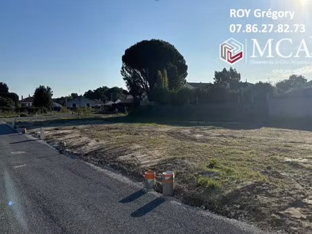 vente terrain 321 m² vaux-sur-mer (17640)