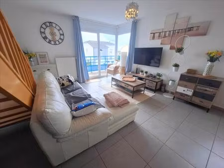 haucourt-moulaine : charmant appartement t3 avec garage