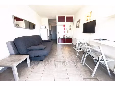 vente appartement 1 pièce 21 m² le grau-du-roi (30240)