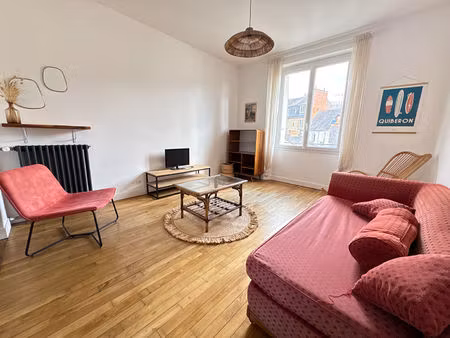 rennes centre ville - appartement type 3 meublé - prestations de qualité