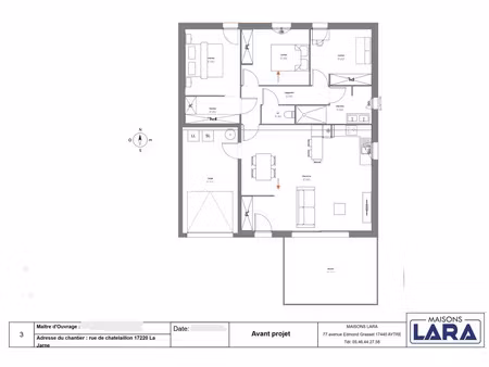 vente maison neuf 4 pièces 85m2 la jarne - 254200 € - surface privée