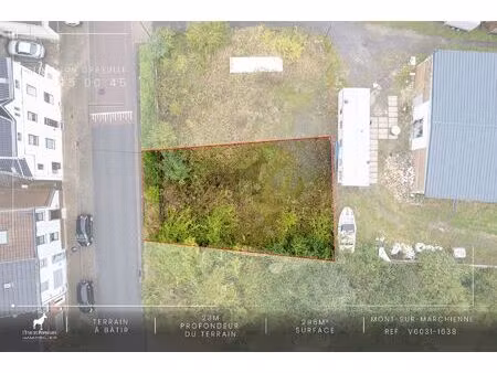 terrain à vendre de 296 m² à mont-sur-marchienne (vbe34508)
